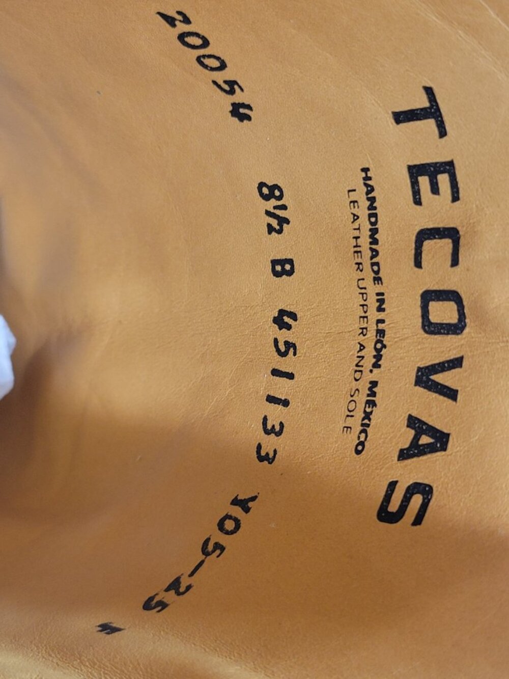 Tecovas The Loretta Women's US Size 8.5B Cream Cowhide Leather Cowgirl Boots - Picture 10 of 10